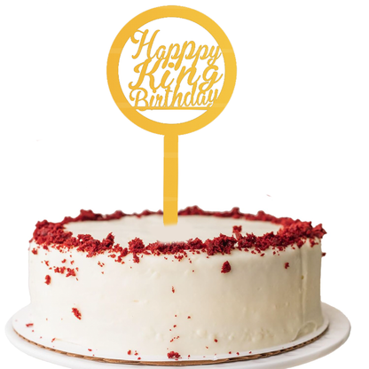 Happy King  Birthday Cake Topper