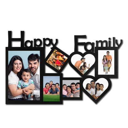 ShopTwiz My Happy Family Collage Photo Frame with 7 photos ( Customizable )