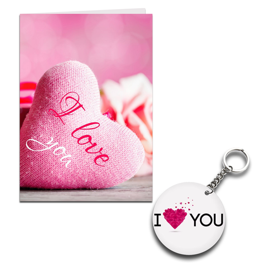 Love You Printed Greeting Card