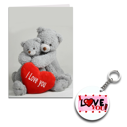 Love You Printed Greeting Card