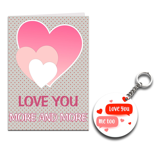 Love You Printed Greeting Card