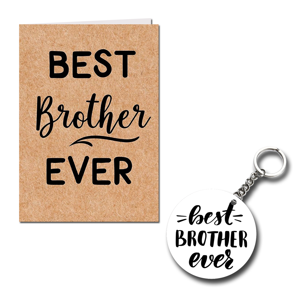 Best Brother Ever Printed Greeting Card