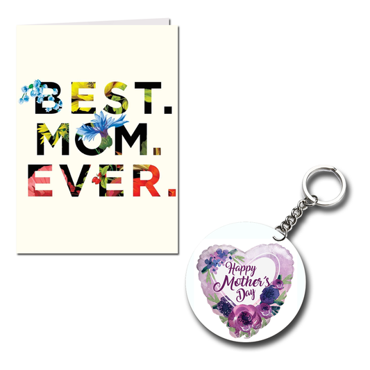 Best Mom Ever Printed Greeting Card