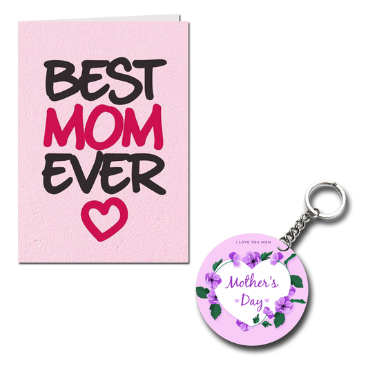 Best Mom Ever Printed Greeting Card