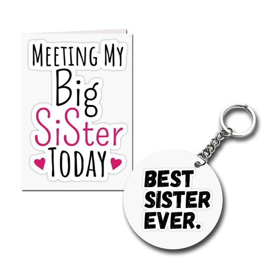 Sister Love Printed Greeting Card