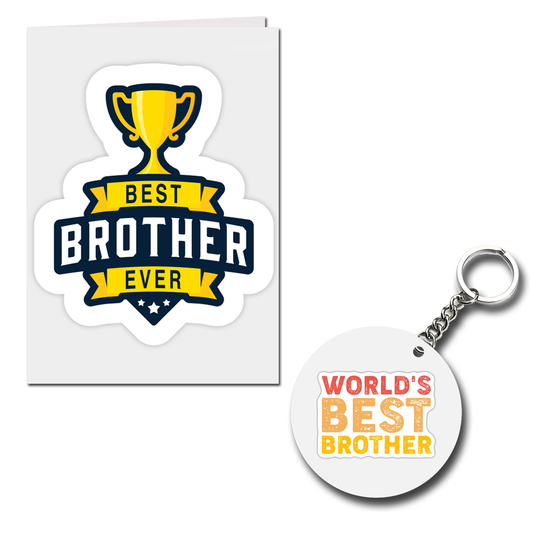 Best Brother Ever Printed Greeting Card