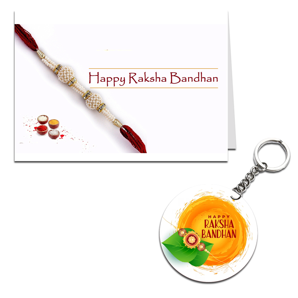 Happy Raksha Bandhan Printed Greeting Card