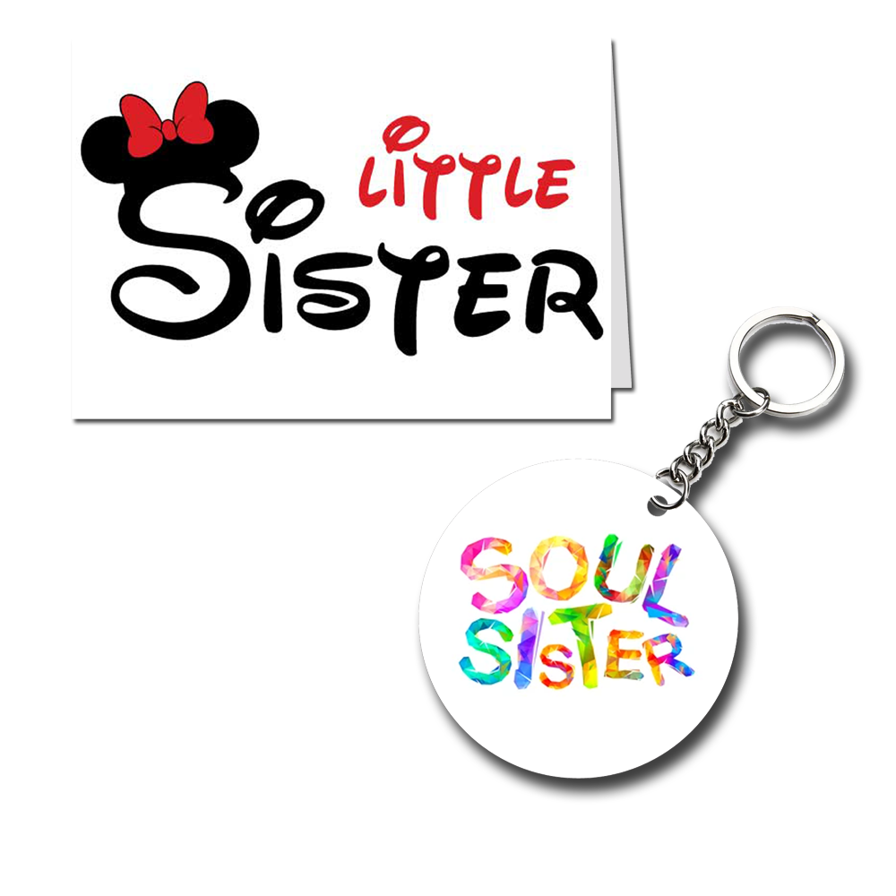 Little Sister  Printed Greeting Card