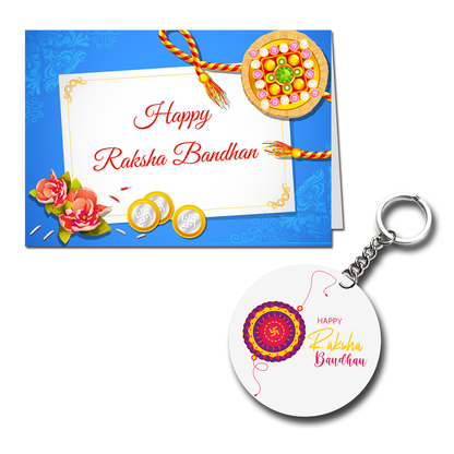 Happy Raksha Bandhan Printed Greeting Card