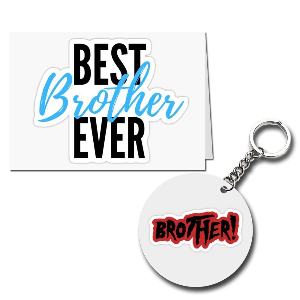 Best Brother Ever  Printed Greeting Card