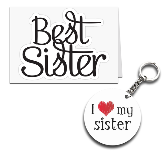 Best Sister Printed Greeting Card