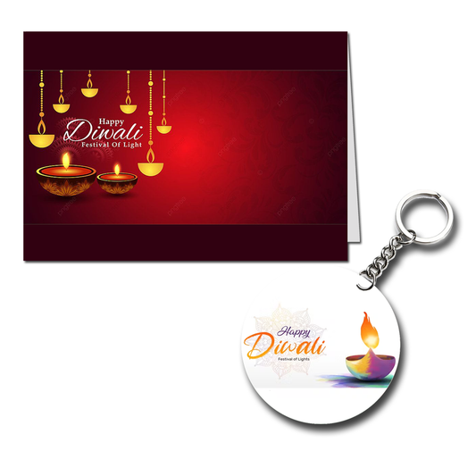 Happy Diwali Printed Greeting Card