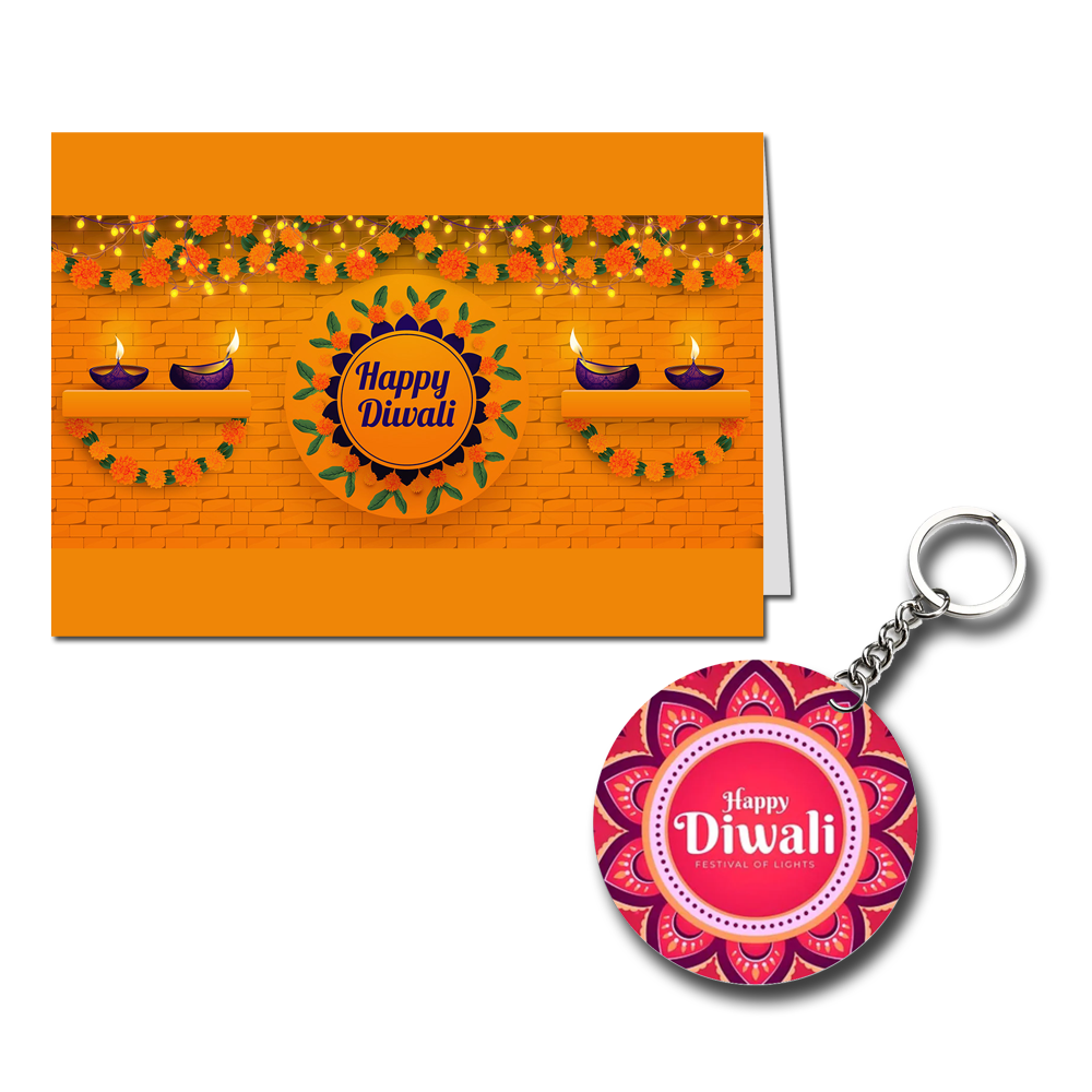 Happy Diwali Printed Greeting Card