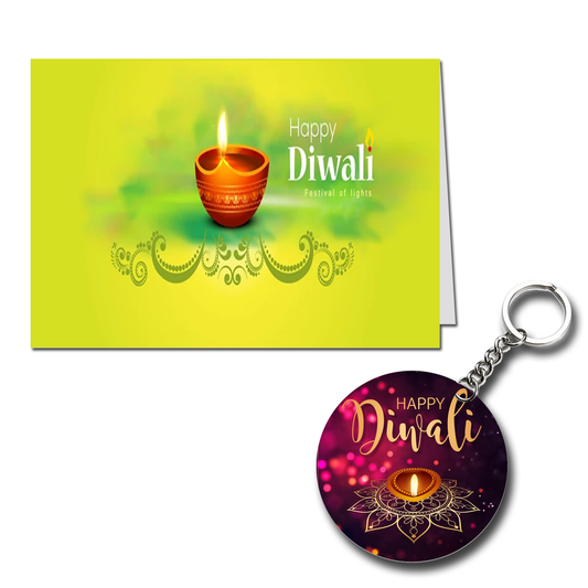 Happy €Diwali Printed Greeting Card