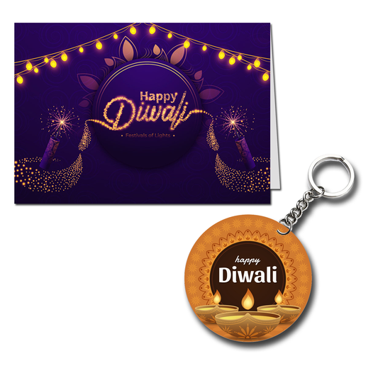 Happy Diwali Printed Greeting Card