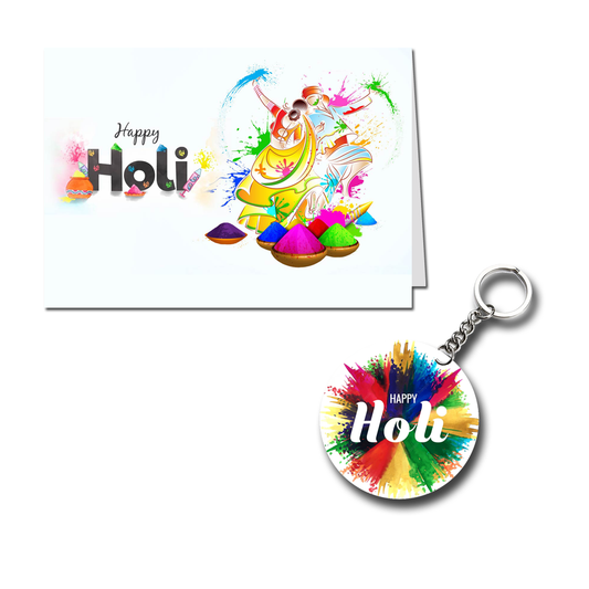 Happy Holi Printed Greeting Card