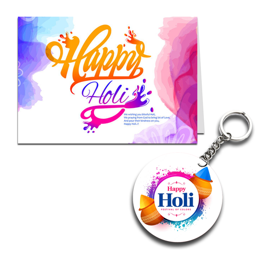 Happy Holi Printed Greeting Card