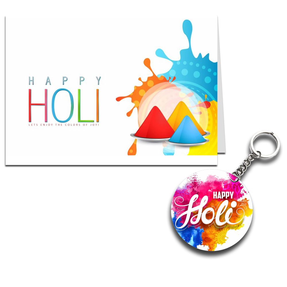 Happy Holi Printed Greeting Card