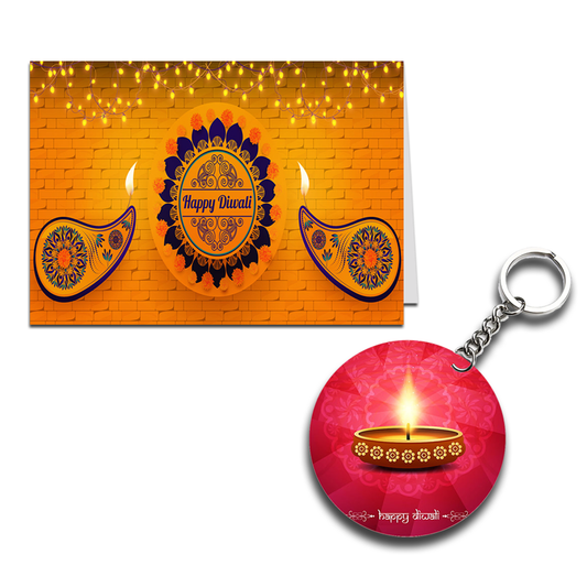 Happy Diwali Printed Greeting Card