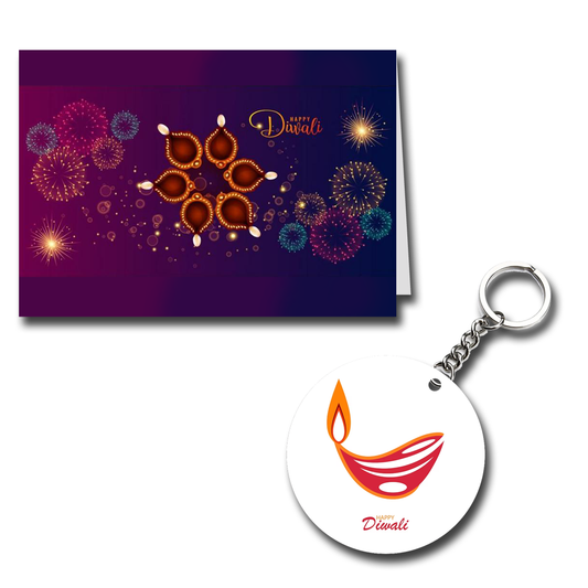 Happy Diwali Printed Greeting Card