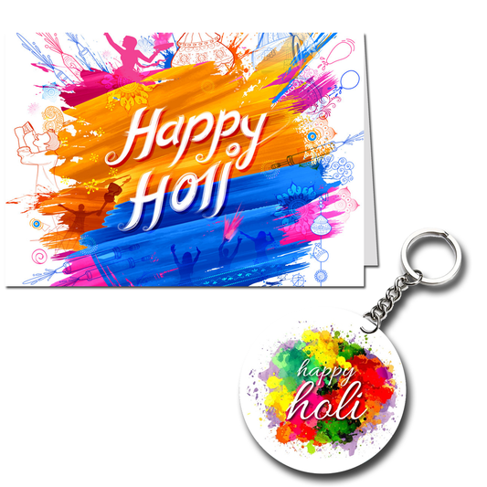 Happy Holi Printed Greeting Card