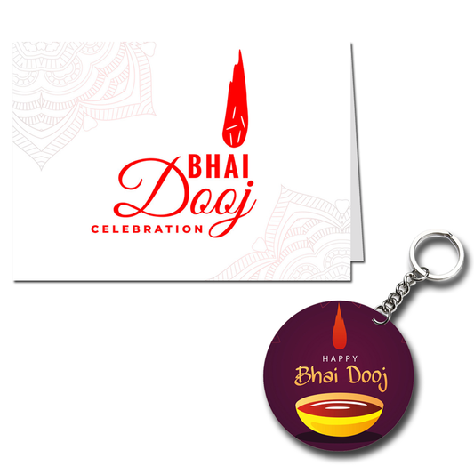Happy Bhai Dooj  Printed Greeting Card