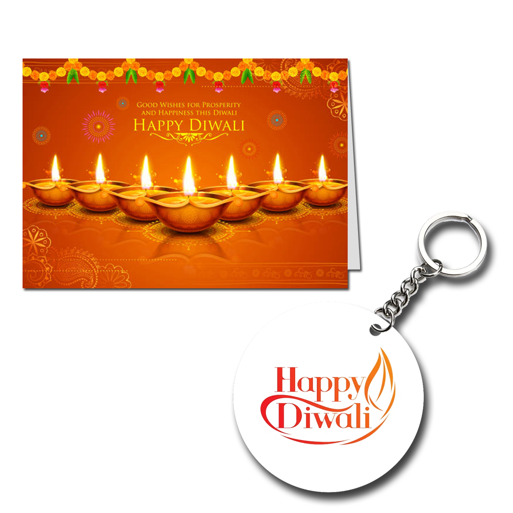 Happy Diwali Printed Greeting Card