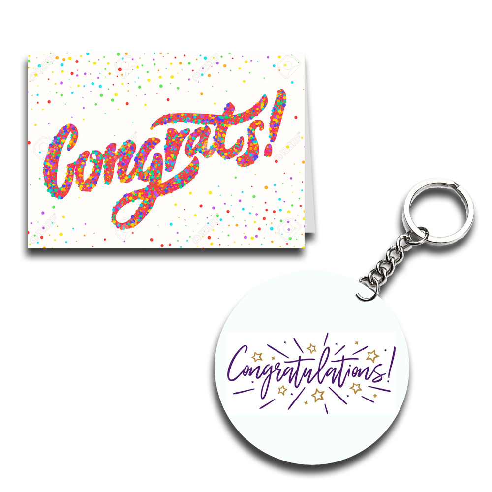 Congratulation Printed Greeting Card