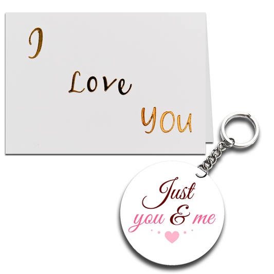 Love You Printed Greeting Card