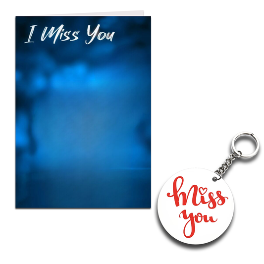 Miss You Printed Greeting Card