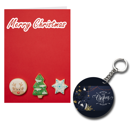 Merry Christmas Printed Greeting Card