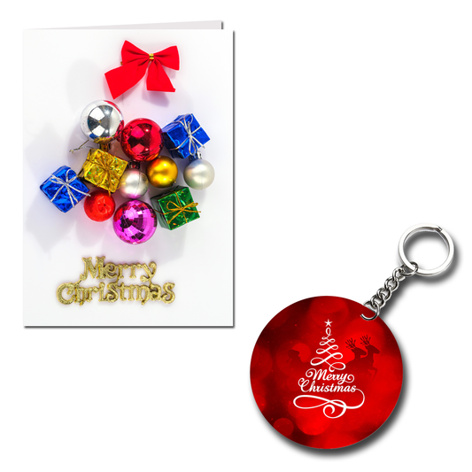 Merry Christmas Printed Greeting Card