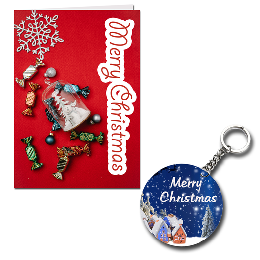 Merry Christmas Printed Greeting Card