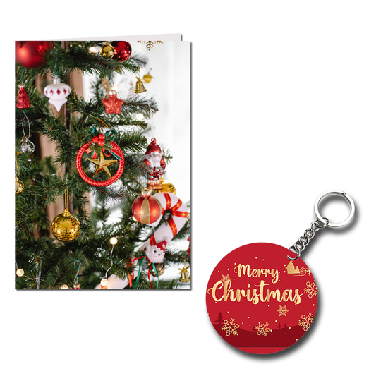 Merry Christmas Printed Greeting Card