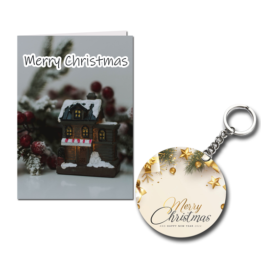 Merry Christmas Printed Greeting Card