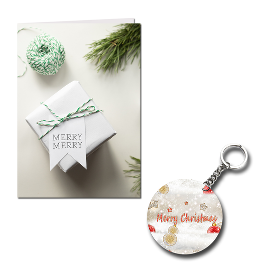 Merry Christmas Printed Greeting Card