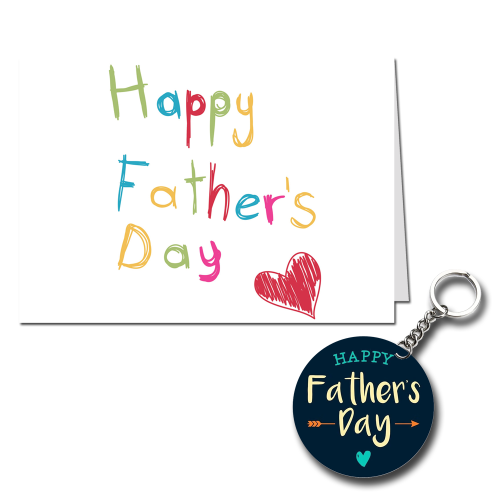 Happy Fathers Day Printed Greeting Card