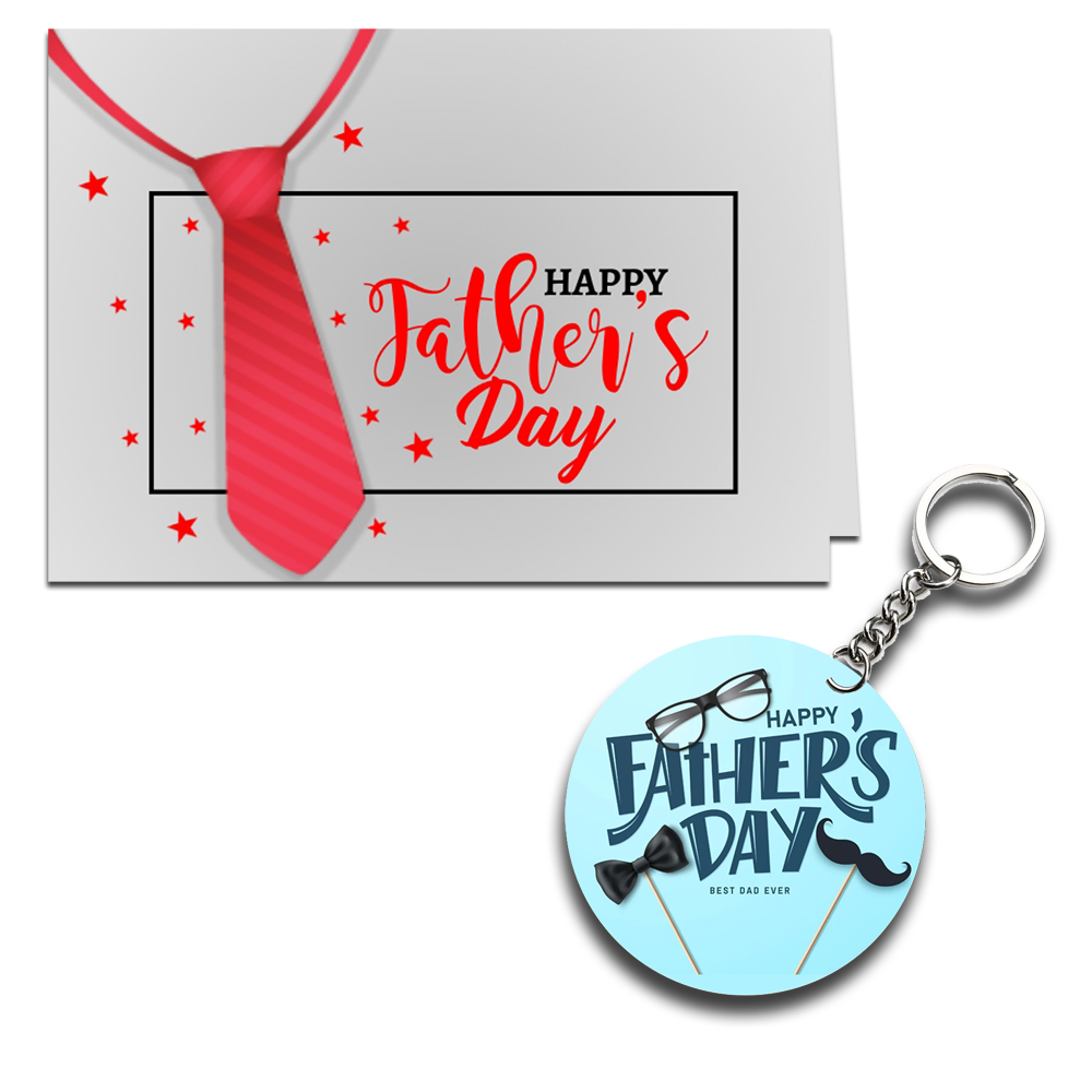 Happy Fathers Day Printed Greeting Card