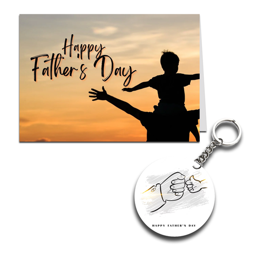 Happy Fathers Day Printed Greeting Card