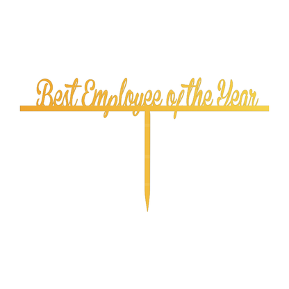 Best Employee of the year cake topper