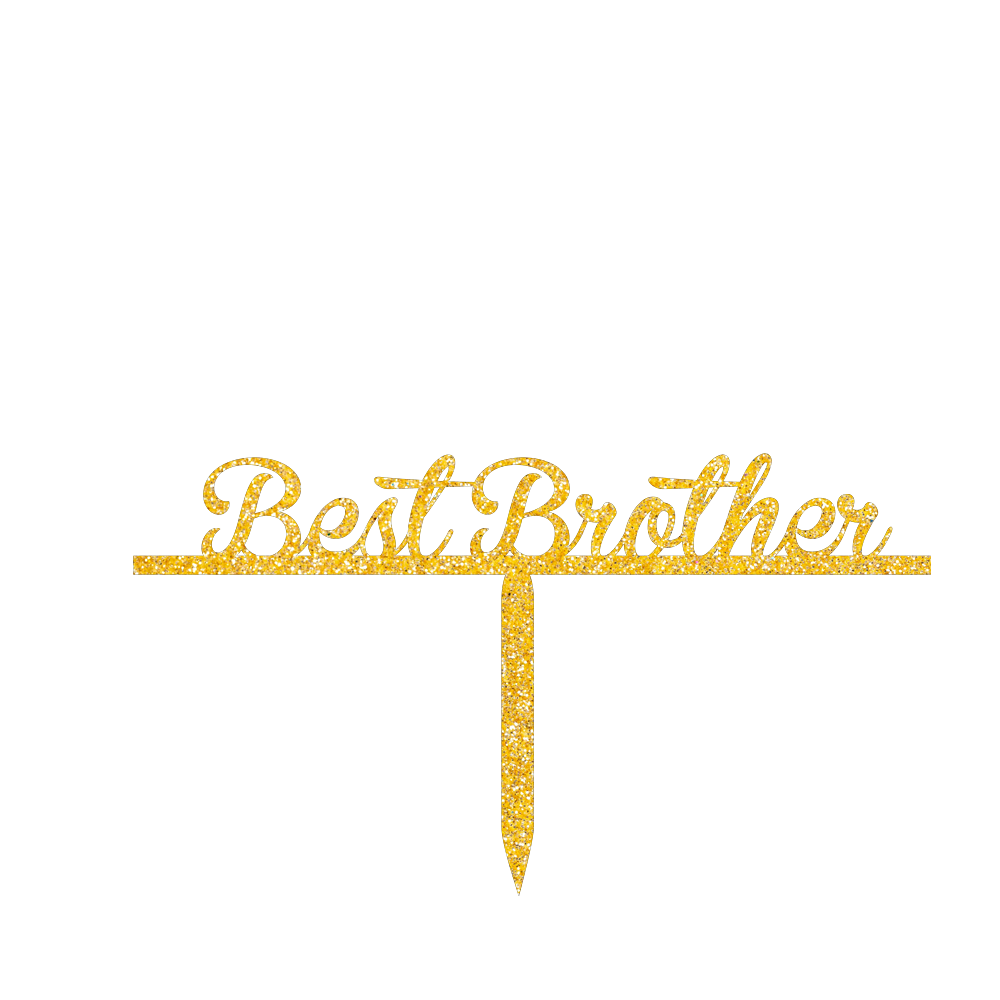 Best Brother cake topper