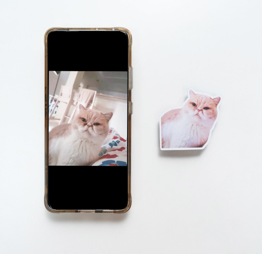 Personalized Fridge Magnet : Add Your Own Photo ( Size 7 cm )