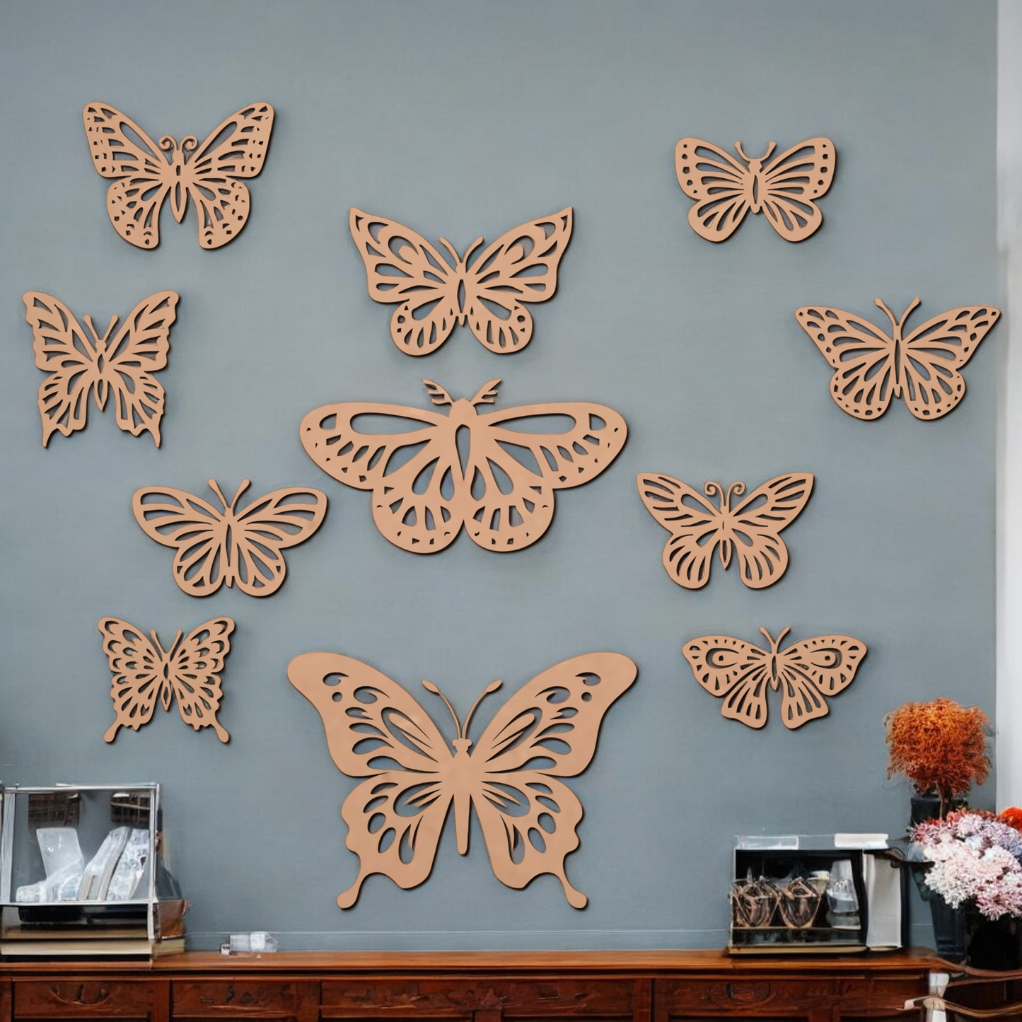 Amazing Butterfly Art MDF Wall Art For Home Decoration ,Living Room Bedroom Kids Room