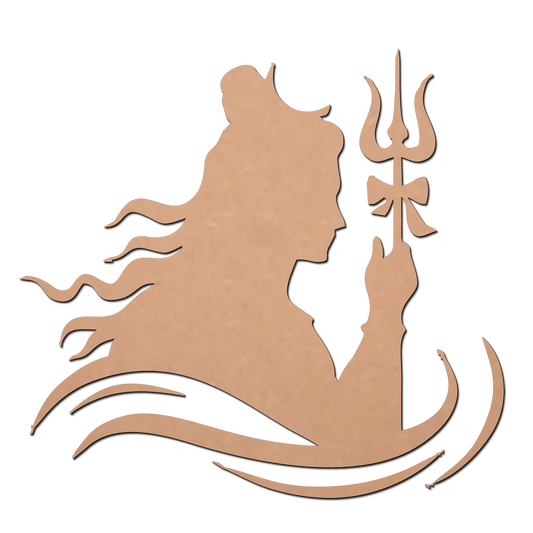 Bholenath ji MDF Cutouts for Art and Craft Work / Craft Shapes