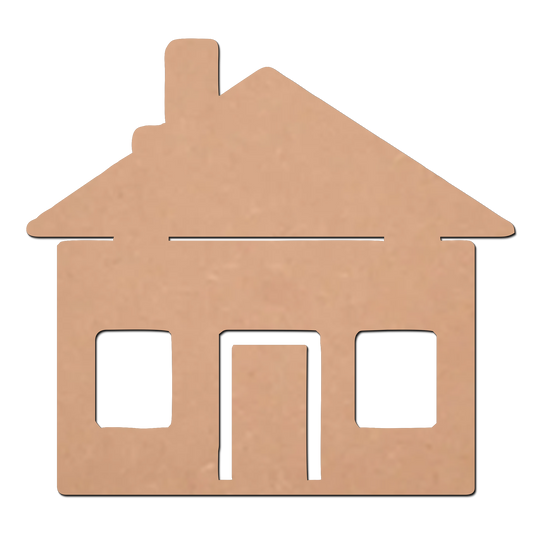 House  MDF Cutouts for Art and Craft Work / Craft Shapes