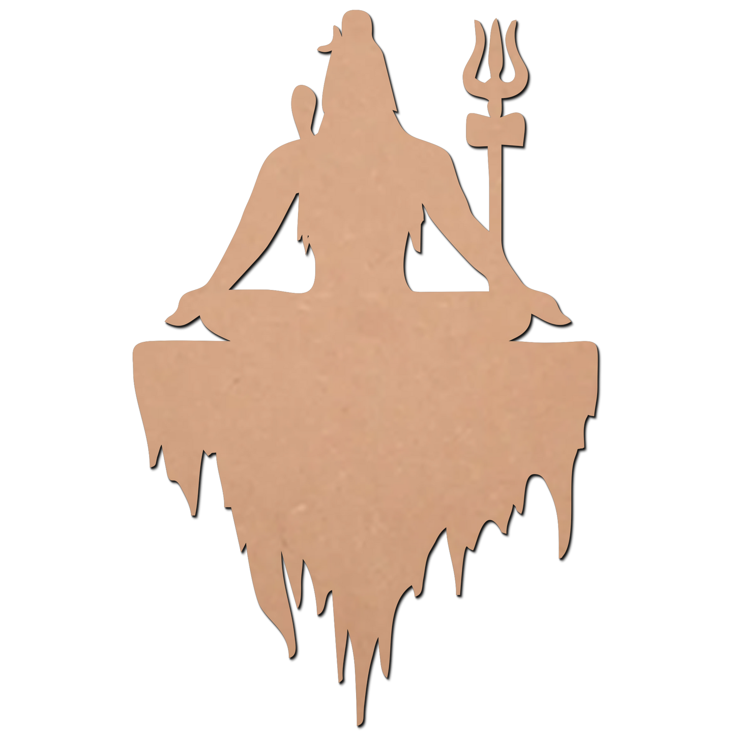 Bholenath Baba MDF Cutouts for Art and Craft Work / Craft Shapes