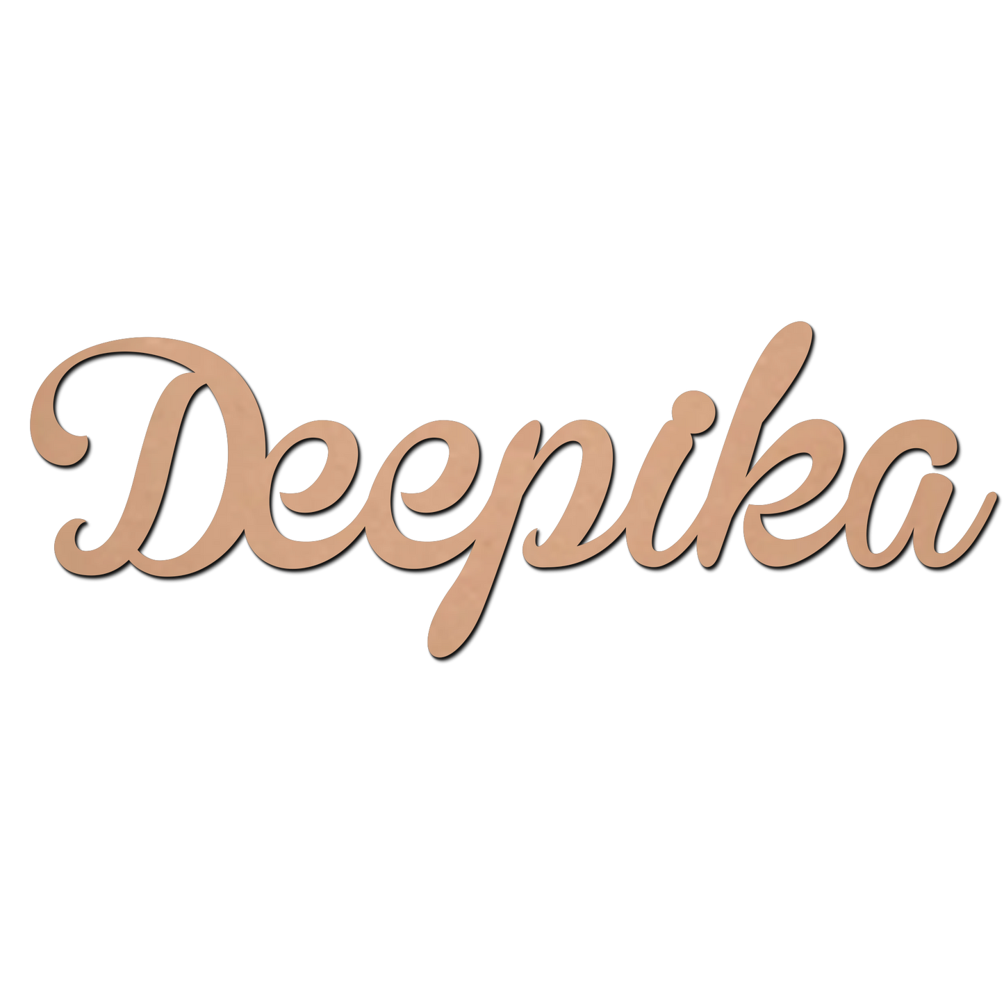 Deepika Name Cutting  MDF Cutouts for Art and Craft Work / Craft Shapes