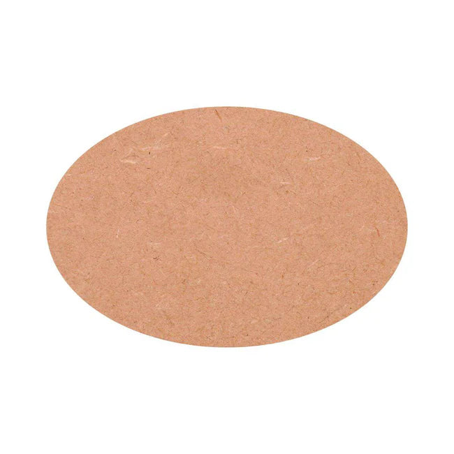 Oval Shape Plain MDF