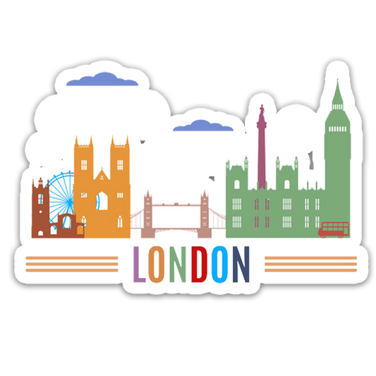 ShopTwiz London Decor City Fridge Magnet and Door Magnets