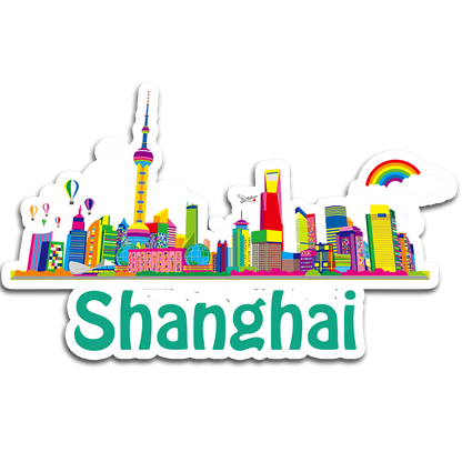 ShopTwiz Shanghai Amazing City Fridge Magnet and Door Magnets
